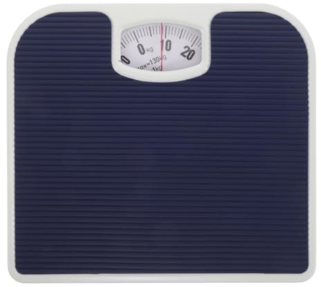 WRITWAA Mechanische Personenwaage Analoge Körpergewichtswaage Mit Präziser Federanzeige Ohne Batterien Für Gesundheitsmanagement Zu Hause Im Badezimmer Oder Büro 10.55 X 9.57 X 1.50 in