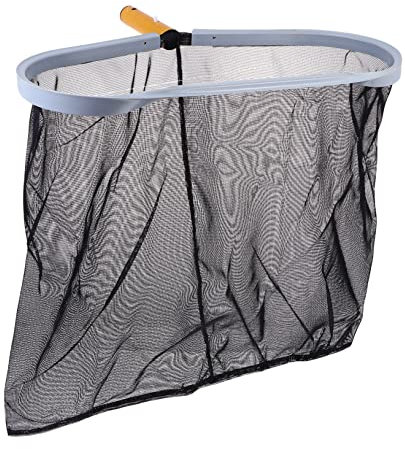 GALPADA 1stück Kescher Tragbarer Reinigungsscoop Für Teich Pool Fischteich Netz Mit Schwarzem Aluminiumrahmen Mühelosen Entfernung Von Blättern Und Schmutz