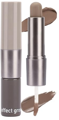 Erinde 2-in-1 Cream Contour Stick & Liquid Contour, Langanhaltendes Natürliches Contouring, Mattes Finish, Definierte Gesichtskonturen, Weiche Seidige Textur, Leicht Zu Verblenden, Vegane Formel #02
