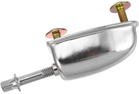 Hoement Snare Drum Lug Haken aus Robustem Eisen mit Silberner Oberfläche Langlebiges Zubehör für Drumset Praktischer Ersatz für Trommelklauen Inklusive Montageschrauben Geeignet für