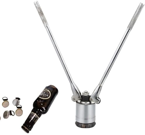 Capsuleuse manuelle pour bouteilles de bière 38/42/45 mm, sertisseuse pour fûts d'huile 35/70 mm, scelleuse de flacons en acier inoxydable pour capsules en aluminium, pince robuste pour couvercles d