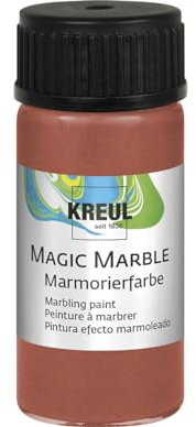 KREUL 73221 Magic Marble Marmorierfarbe, 20 ml, kupfer