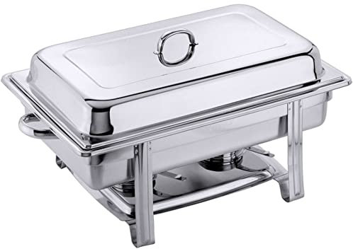 Contacto Edelstahl Chafing Dish GN 1/1, Gestell aus Edelstahl 18/0