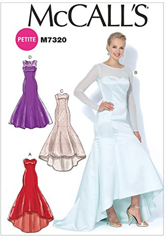 Mccall's Patterns 7320 A5 Sizes 6-14 Misses/Miss Petite Dresses, Multi-Colour