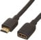 Amazon Basics Cavo prolunga HDMI ad alta velocità, maschio/femmina, 1.8 metri, Oro,Nero