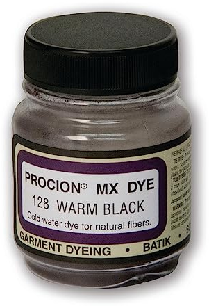 Jacquard Procion MX Fiber Reactive Dye, Concentrated Powder, Warm Black