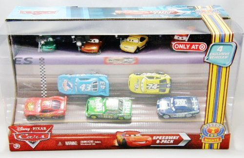 DISNEY CARS - Speedway 9 Spielzeugautos davon 4 Exclusive - aus USA