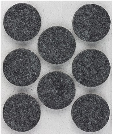 peha Filzgleiter - Filzpunkte selbstklebend - 1,7 mm stark, rund 28 mm (8 Stk.)