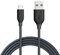 Anker PowerLine Micro USB Premium Cable (6ft) - One of The World's Fastest, Most Durable Charging Cable, 10000+ Bend Lifespan for Samsung, Nexus, LG, Motorola, Android Smartphones and More (Gray)