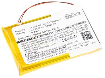 cellePhone Akku Li-Polymer kompatibel mit Jabra Pro 9400 9460 9465 (Ersatz für AHB412434PJ)