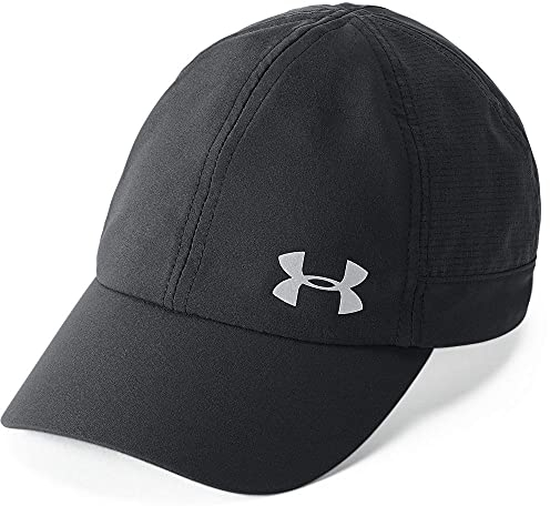 Under Armour Damen Kappe UA Fly by, Schwarz, OSFA, 1306291-001