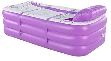 WENJUN Vasca Gonfiabile Pieghevole Allungabile più Grande Scaldabagno Gonfiabile Vasca da Bagno Rimovibile Big Back Vasca Idromassaggio per Adulti Vasca da Bagno per Adulti