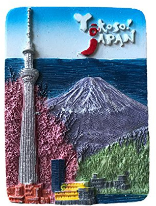 3D-Tokyo-Tower-Japan-Souvenir-Kühlschrankmagnet, Dekoration für Zuhause und Küche, Japan-Kühlschrankmagnet