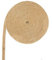 Tenlacum Rollo de cinta de arpillera de 20 m, rollo de cinta de yute natural, carrete de arpillera con cordel trenzado de cuerda de cáñamo para artes y manualidades, decoración de boda