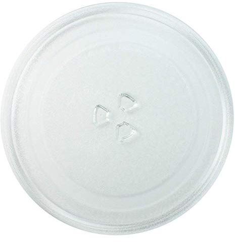 Invero Plato giratorio universal para microondas con 3 fijadores (245 mm)