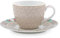 Pip Studio 26-51004088 Blushing Birds Espressotasse m. Untere Khaki 0,12 l (1 Stück)