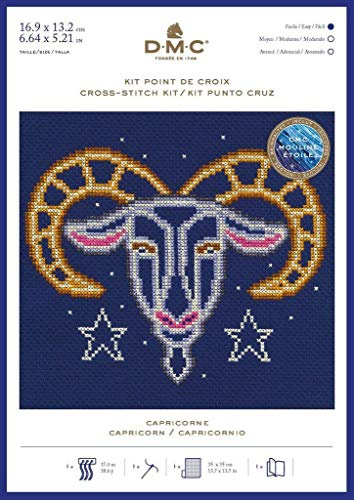 DMC Star Sign Cross Stitch Kit - Aries (BK1862)
