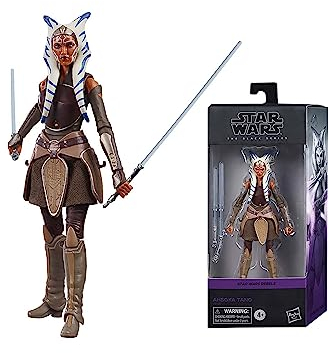 Star Wars The Black Series Ahsoka Tano Toy 15-cm-Scale Rebels Collectible Action Figure, Toys for Children Aged 4 and Up