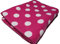 Polar Blankets Super weiche warme Fleece-Decke für Kinder, Rosa mit großen Punkten