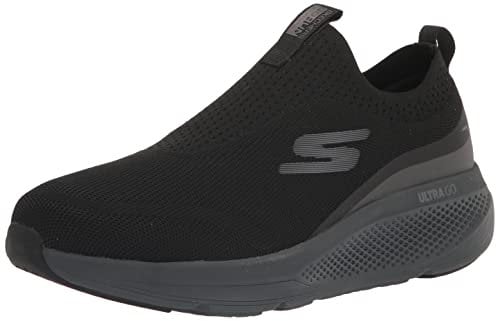 Skechers Gorun Elevate-Tenis Deportivos sin Cordones para Correr con amortiguación, Zapatillas Hombre, Negro, 45.5 EU