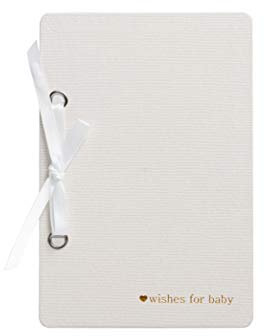 Pearhead Kartenbuch, Leineneinband, Kartenschoner, Urlaubs- und Geburtstagskarten-Erinnerungsbuch mit Bandbindung, elfenbeinfarben, Einheitsgröße