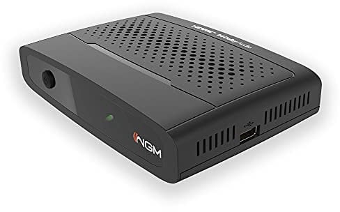 Digimediacom T8HVC VOICE, NGM Decoder Digitale Terrestre T2 con comandi vocali Alexa integrati, nero