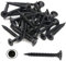 TERF® Drywall Fine Thread Sharp Point Screws 3.5 X 45mm Phillips Drive Flat Countersunk Black Screws For Drywall Plasterboard Wood and other similar types Screw Size 3.5 X 45mm - Pack of 100