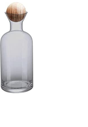 Carafe Eau Verre 5pcs / Set Pots d'eau Verre Carafe Couvercle Couvercle Decanter Pichet Whisky Whisky Whisky Beige Jeu de bouilloires d'eau potable (Color : 01)