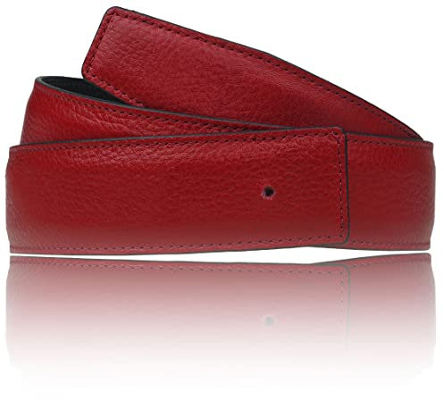 Erdi Ünver H Gürtel passend zur H Gürtelschanlle ohne Schnalle in 32mm (90 cm, Bordo)