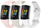 Gheper 3 Piezas Bandas ajustadas compatible con Fitbit Charge 6/Charge 5 Smartwatch pulsera de silicona suave de repuesto correas de pulsera deportivas para mujeres y hombres