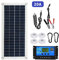 Aumotop Panneau Solaire 300W 12V 24V Panneau Solaire Flexible Monocristallin Cellule Module avec Contrôleur de Charge Solaire pour Bateau RV Camping Car Voiture