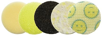 Dremel Versa PC360-5 Scrub Daddy Reinigungsschwämme, Sortiertes Set für die Reinigung verschiedener Oberflächen, für Küche, Haushalt und Bad, kompatibel mit dem Versa Power Scrubber Tool, 5er-Pack