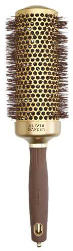 OLIVIA GARDEN Expert Blowout Speed Wavy Bristles 55 mm - Gold & Brown