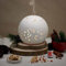 Nasoterapia Winter Tale Diffusore a Ultrasuoni in Ceramica Bianca con Luce LED Cambiante