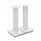 AVCOM Speaker Stands 60cm with Cable Management, Matt White (Pair)