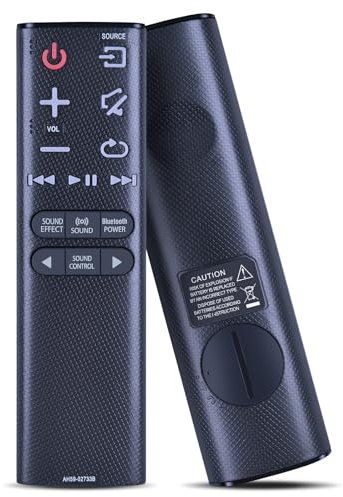 GOUYESHO Ersatz Fernbedienung AH59-02733B für Samsung Soundbar HW-K360 HW-K360/XY HW-K450 HW-K450/XY HW-K550 HW-K550/XY HW-K651 HW-K651/XY