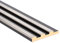 Abschlussleiste Desiwa 9er-Set in Edelstahl Schwarz 10,7x262 cm