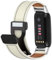 Magnetisch Lederarmband für Fitbit Luxe Armband, Elegante Leder Armbänder für Herren Damen Verstellbarer Ersatzarmband Kompatibel mit Fitbit Luxe Uhrenarmband (Beige)