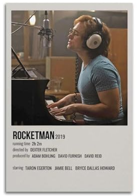 suumyo Rocketman Poster, Raumdekoration, ästhetisches Poster, künstlerisches Poster für Schlafzimmer, Wohnzimmer, Wände, 20 x 30 cm, ungerahmter Stil