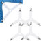 Tokaneit Attache Drap Housse Triangle Attache,Matelas Élastique Tendeur de Draps,Réglable Élastiques Triangle Sangles de Soutient,Sangles de Fixation Triangulaires Réglables 4 Pièces Blanc