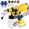 Cordless Paint Sprayer for Dewalt 20V Battery, Fence Paint Sprayer with 4 Nozzles, 3 Spray Patterns, 1000ml Container, Electric Spray Gun for Walls,Celling, Fencing and Decking (Tool Only)