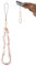 KGDUYC Cordon Telephone Portable - Cristal Naturel Bracelet Telephone, Universelle Chaine de Telephone, Bijoux De Telephone, Dragonne Telephone Portable pour Femmes Filles Rose