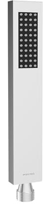 Balneo Pommeau Douche – En acier inoxydable AISI 304 – Pommeau de Douche Design fin & moderne – Raccord universel 1/2 – Douchette Économiseur d'eau – Chrome – Cascade Modèle 2