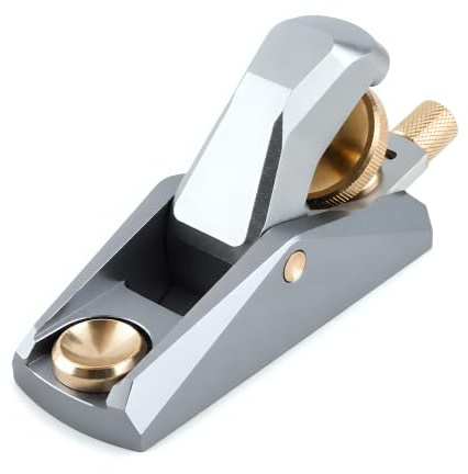 Fabater Mini Raboteuse à Main, Raboteuse à Bois à Angle Faible de 33 Degrés, Rabot à Main pour le Travail du Bois, avec Lame de 22 Mm pour Couper le Chanfreinage et L'ébavurage