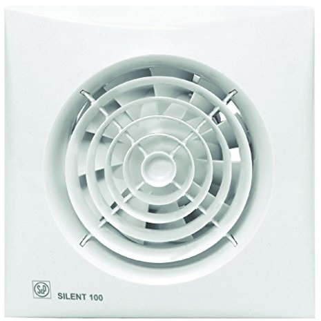 S & p silent-100 cz 12v - Extractor bano silent-100-cz-12v 8w 2100rpm