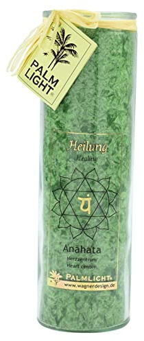Yogabox Chakra Kerze grün