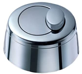Grohe 42204pi0 Eau2 Dual Flush pulsador neumático cromo para inodoro de estilo antiguo – Multicolor Ref. 42204PI0
