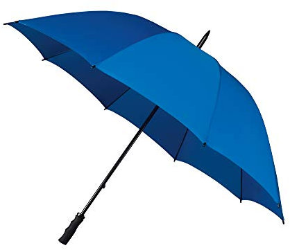 Impliva Falcone Parapluie Canne, 130 cm, Bleu (Kobalt Blau)