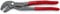 Knipex Pinza per Fascette Elastiche con Fermo di Blocco Bonderizzata Grigia, Rivestiti in Resina Sintetica Antiscivolo 250 Mm 85 51 250 Af