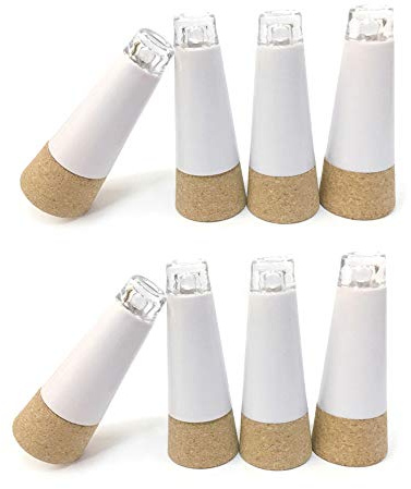 Goswot Pack of 8 USB Rechargeable Bottle Light Cork Light for Christmas Party Decoration